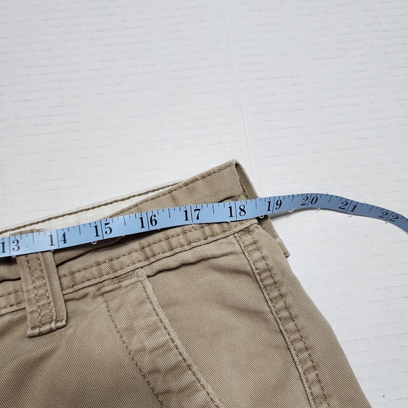 Levi Cargo Distressed khaki pants 36"×30" tan multi pocket Grunge Thrashed - Picture 10 of 10